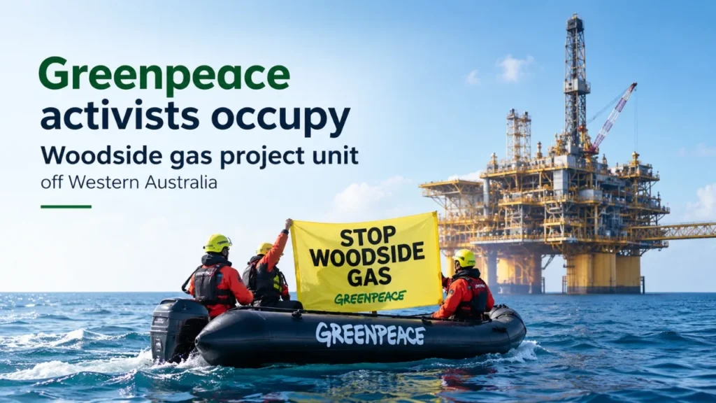 Greenpeace Woodside Protest