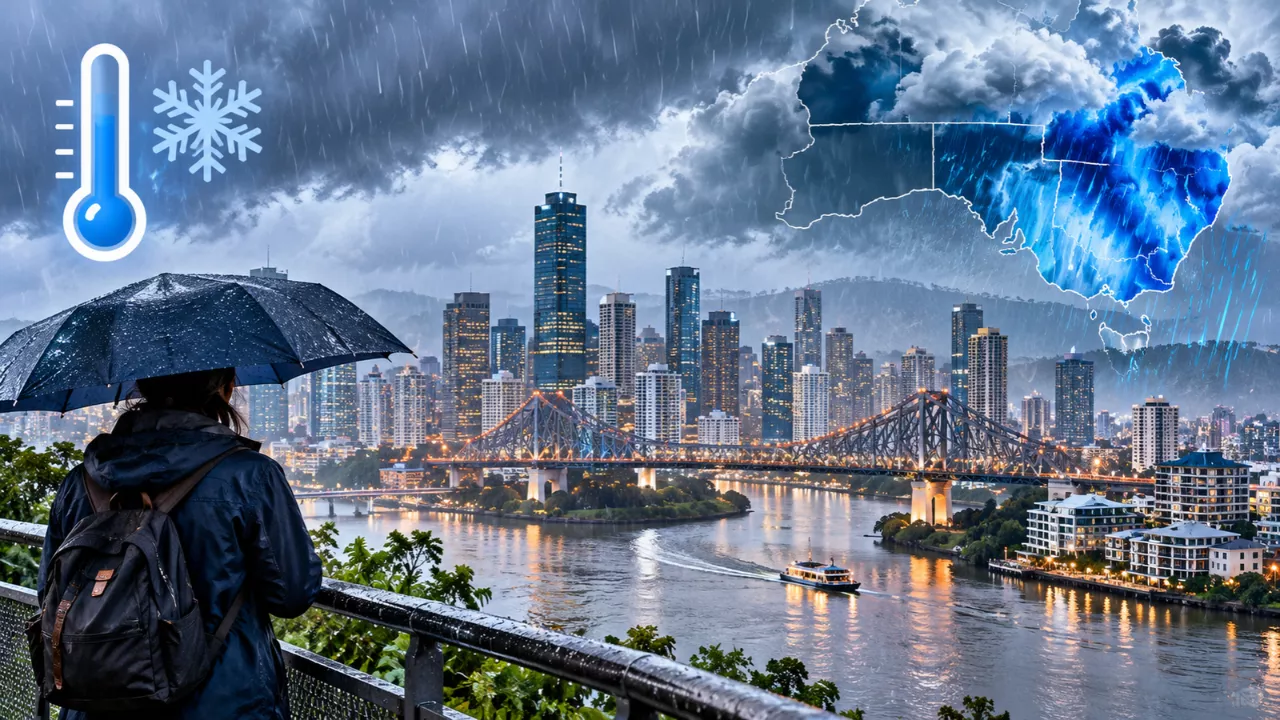 Brisbane is the coldest capital city