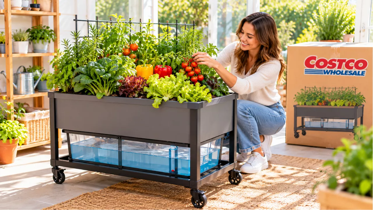 Costco’s Self-Watering Rolling Garden Bed