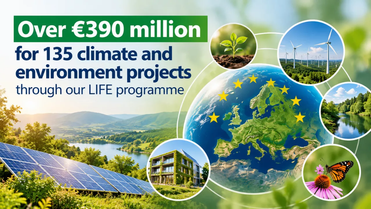 EU LIFE Programme Backs 135 Climate and Environment Projects