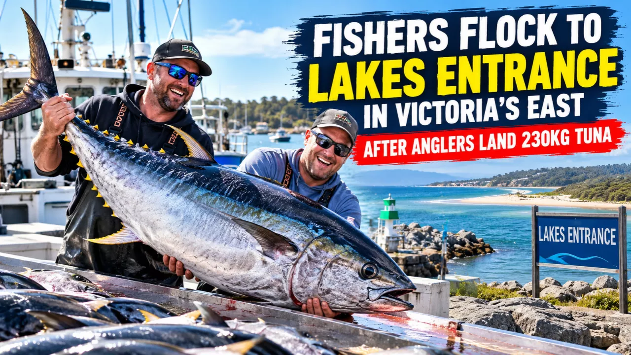 Giant Tuna at Lakes Entrance